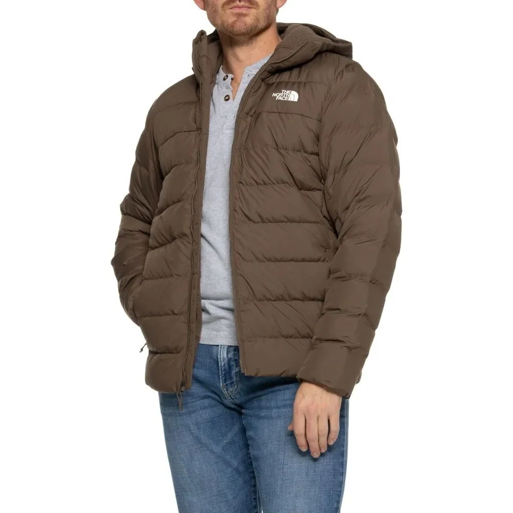 The North Face Aconcagua Men Puffer 600 Fill Down Jacket NWT Smokey Brown SZ M